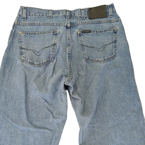 Vintage Harley-Davidson Straight Leg Jeans Classic Fit Women's Size 16 High Rise - Picture 5 of 7